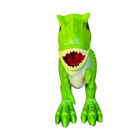Robo Alive T-Rex Dinosaur Robotic Toy Green Walking Growling Tyrannosaurus Zuru - Picture 3 of 13